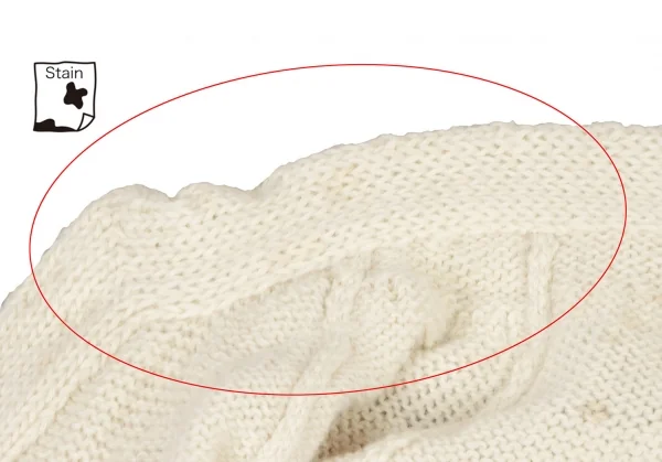 Yohji Yamamoto POUR HOMME Alpaca Front Hook Cable Knit Jacket K-133369_014