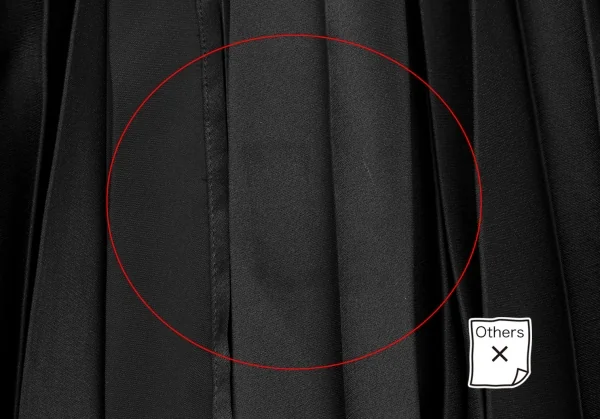 ノアール ケイ ニノミヤnoir kei ninomiya プリーツレイヤードスカート 黒S K-133376_012