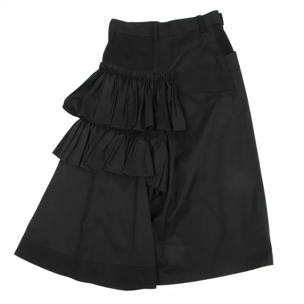 Yohji Yamamoto FEMME Side Frill Asymmetry Pants K-133383_014