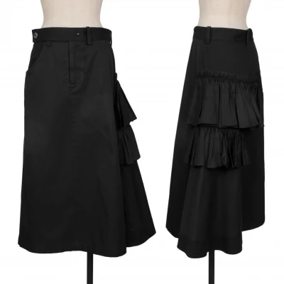 Yohji Yamamoto FEMME Side Frill Asymmetry Pants