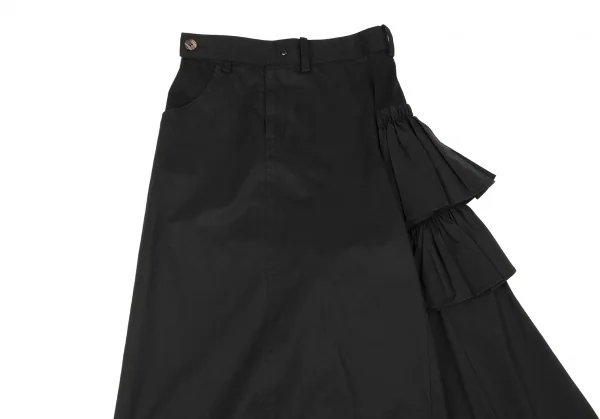 Yohji Yamamoto FEMME Side Frill Asymmetry Pants K-133383_003