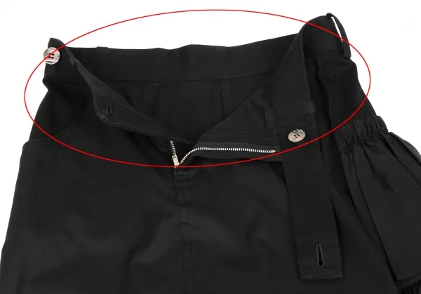 Yohji Yamamoto FEMME Side Frill Asymmetry Pants K-133383_005