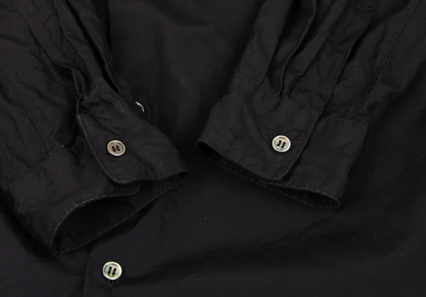 BLACK COMME des GARCONS Cotton Asymmetry Long Shirt K-133388_010