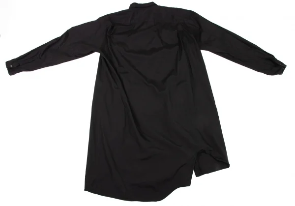 BLACK COMME des GARCONS Cotton Asymmetry Long Shirt K-133388_014