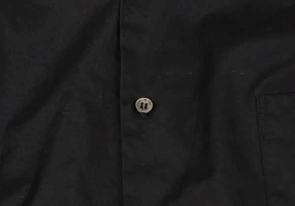 BLACK COMME des GARCONS Cotton Asymmetry Long Shirt K-133388_005