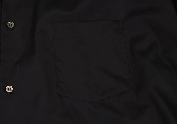 BLACK COMME des GARCONS Cotton Asymmetry Long Shirt K-133388_008