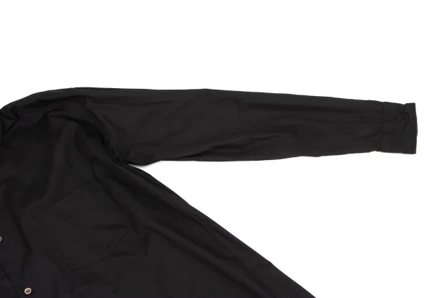 BLACK COMME des GARCONS Cotton Asymmetry Long Shirt K-133388_009