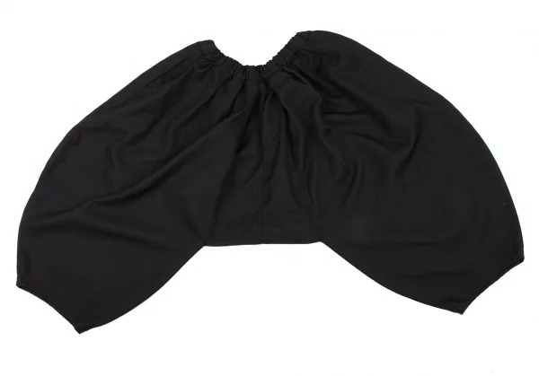 BLACK COMME des GARCONS Polyester Dropped Crotch Pants K-133389_010