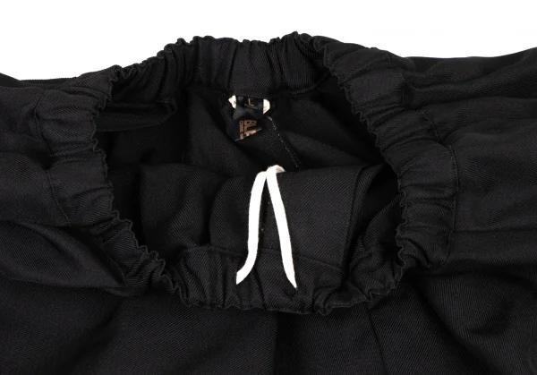 BLACK COMME des GARCONS Polyester Dropped Crotch Pants K-133389_005