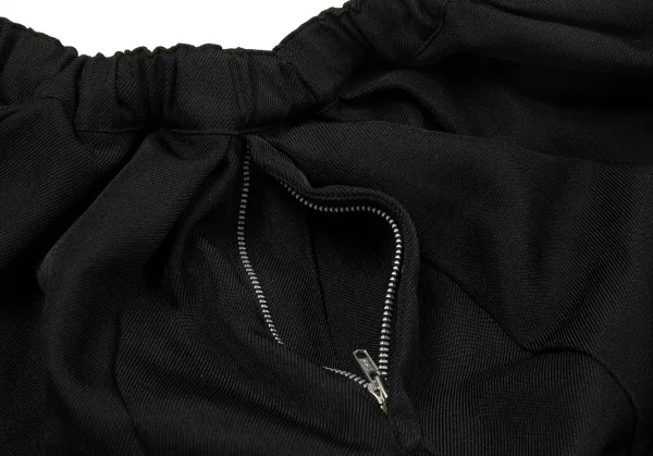 BLACK COMME des GARCONS Polyester Dropped Crotch Pants K-133389_006