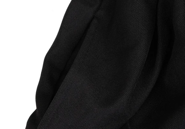 BLACK COMME des GARCONS Polyester Dropped Crotch Pants K-133389_007