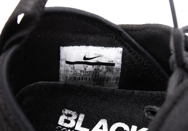 ブラックコムデギャルソン×ナイキBLACK COMME des GARCONS×NIKE フットスケープ ローカットスニーカー 黒28cm K-133397_017