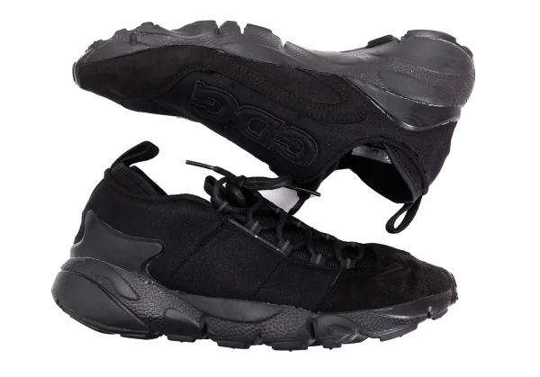 ブラックコムデギャルソン×ナイキBLACK COMME des GARCONS×NIKE フットスケープ ローカットスニーカー 黒28cm K-133397_003