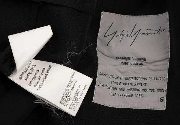 Yohji Yamamoto FEMME Silk Morning Jacket K-133398_019