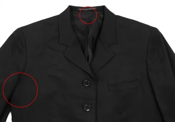 Yohji Yamamoto FEMME Silk Morning Jacket K-133398_003