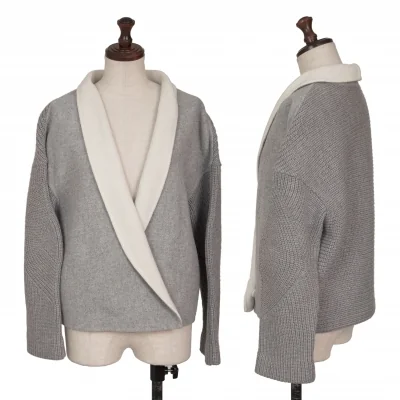 EPOCA Knit Sleeve Switching Jacket