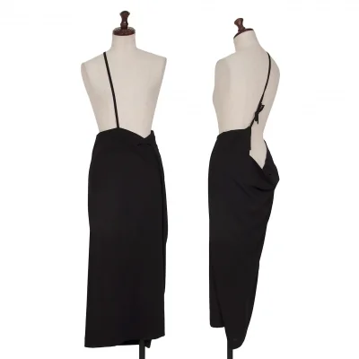 Yohji Yamamoto FEMME Wool Waist Strap Skirt