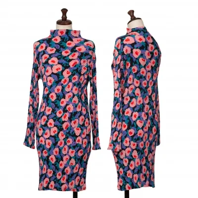 ISSEY MIYAKE Floral Printed Pleats Tunic
