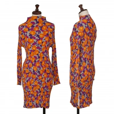 ISSEY MIYAKE Floral Printed Pleats Tunic