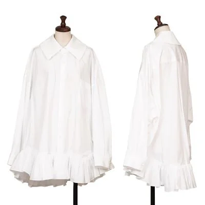 COMME des GARCONS GIRL Hem Frill Long Sleeve Shirt