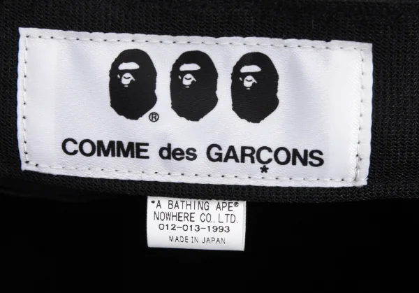 コムデギャルソン×アベイシングエイプCOMME des GARCONS×A BATHING APE ロゴキャップ 黒M K-133615_014