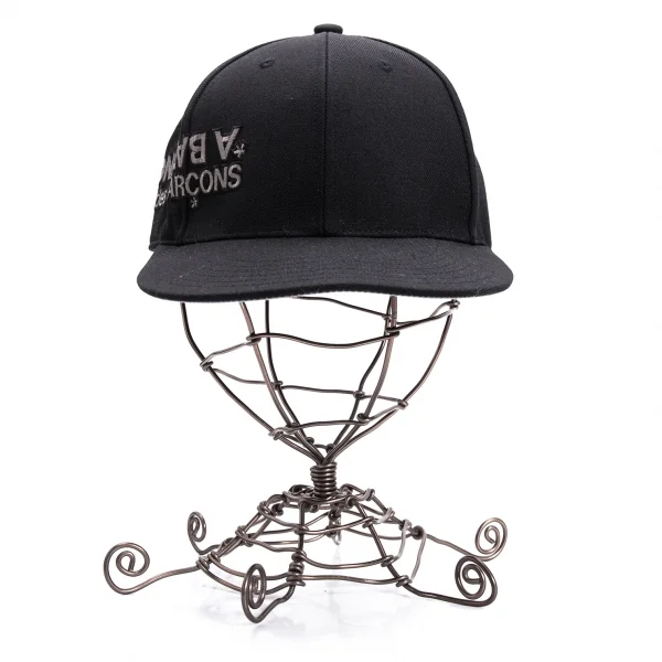コムデギャルソン×アベイシングエイプCOMME des GARCONS×A BATHING APE ロゴキャップ 黒M K-133615_002