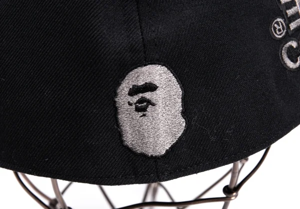 コムデギャルソン×アベイシングエイプCOMME des GARCONS×A BATHING APE ロゴキャップ 黒M K-133615_007