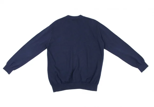 Papas Linen Blend Cotton One Point Logo Embroidery Cardigan K-133624_013