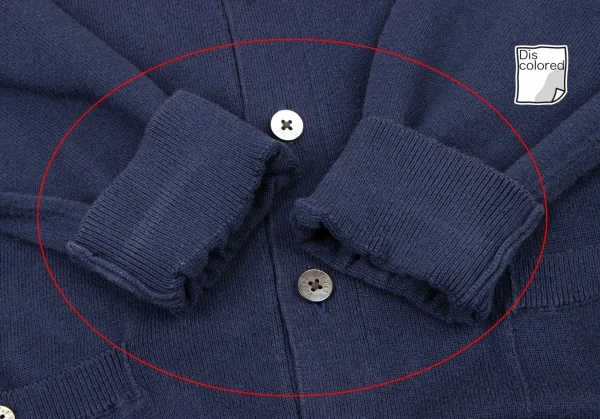 Papas Linen Blend Cotton One Point Logo Embroidery Cardigan K-133624_008