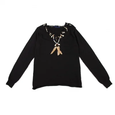 JUNYA WATANABE MAN Antique Necklace Design Knit Sweater