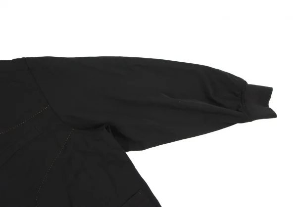 COMME des GARCONS HOMME Wool Gabardine Stitch Zip Blouson K-133634_006