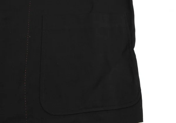 COMME des GARCONS HOMME Wool Gabardine Stitch Zip Blouson K-133634_009