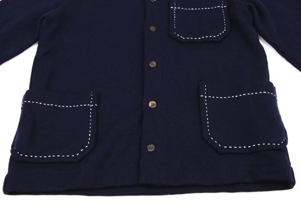 tricot COMME des GARCONS Wool Stitch Knit Jacket K-133637_011