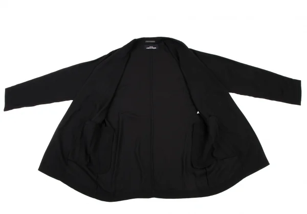 tricot COMME des GARCONS Poly Chiffon Buttonless Jacket K-133638_011