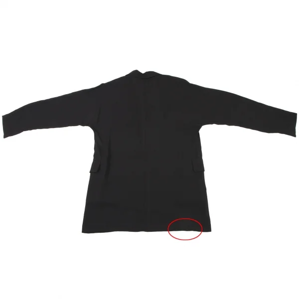 tricot COMME des GARCONS Poly Chiffon Buttonless Jacket K-133638_012