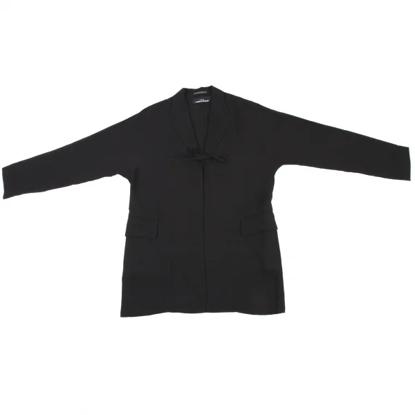 tricot COMME des GARCONS Poly Chiffon Buttonless Jacket K-133638_002