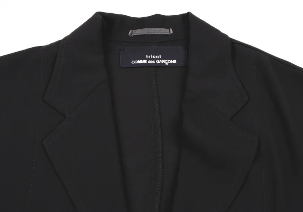tricot COMME des GARCONS Poly Chiffon Buttonless Jacket K-133638_004