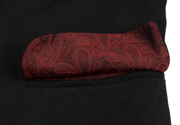 BLACK COMME des GARCONS Paisley Lining Hollowing out Design Jacket K-133648_016