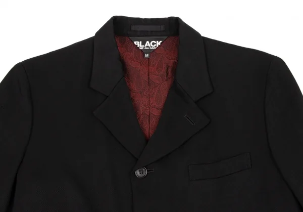 BLACK COMME des GARCONS Paisley Lining Hollowing out Design Jacket K-133648_006