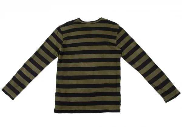 COMME des GARCONS HOMME PLUS Message Print Striped T Shirt K-133651_010