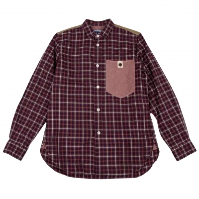 JUNYA WATANABE MAN COMME des GARCONS Switching Check Shirt
