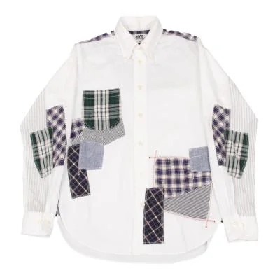 eYe JUNYA WATANABE MAN Brooks Brothers Check Patch Shirt