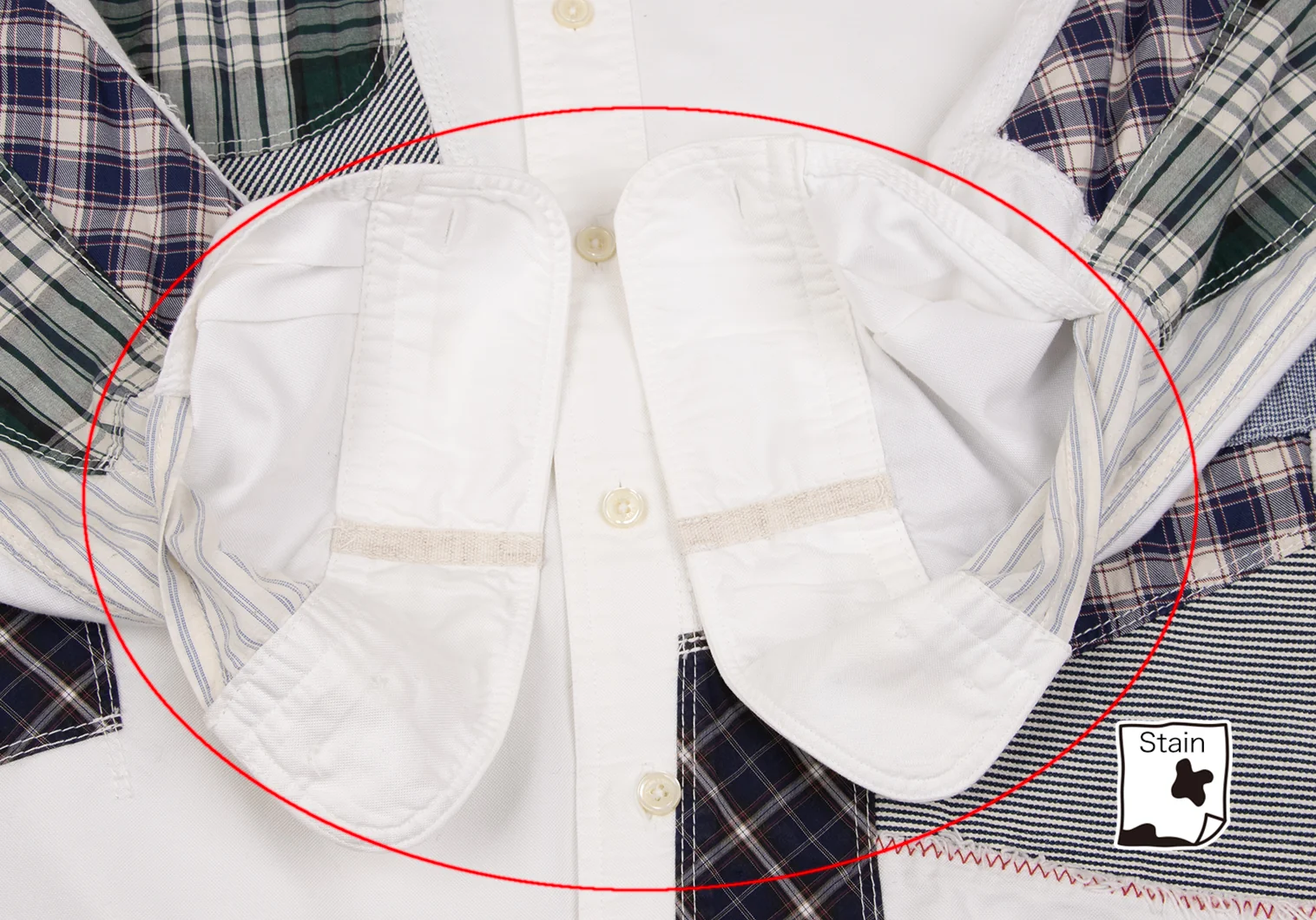 COMME des GARCONS SHIRT】【パッチワーク】【フランス製