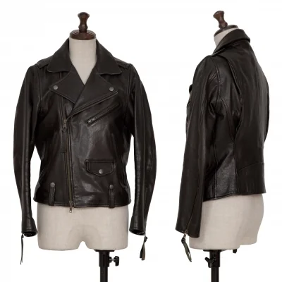 Whim Gazette Goat Leather Motorcycle Jacket