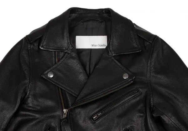 Whim Gazette Goat Leather Motorcycle Jacket K-133712_003