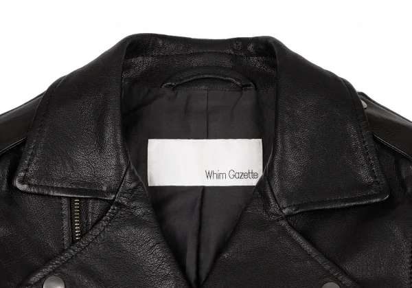 Whim Gazette Goat Leather Motorcycle Jacket K-133712_004