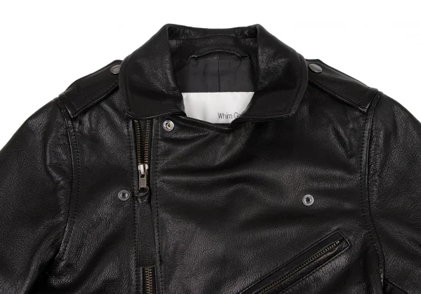 Whim Gazette Goat Leather Motorcycle Jacket K-133712_005