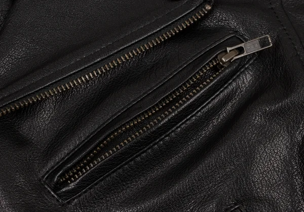 Whim Gazette Goat Leather Motorcycle Jacket K-133712_007