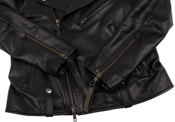 Whim Gazette Goat Leather Motorcycle Jacket K-133712_010