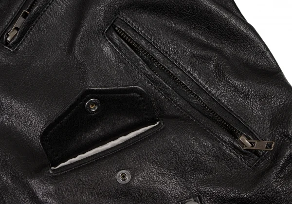 Whim Gazette Goat Leather Motorcycle Jacket K-133712_014